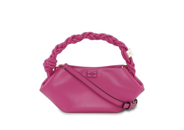 Top Handle Bags Women Pink Mini Ganni Bou Bag