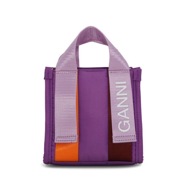 Mini Bags Women Mini Purple Tech Tote Ganni