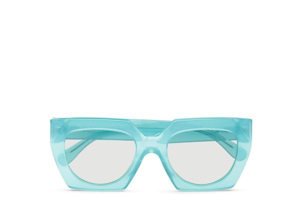 Blue Oversized Sunglasses Sunglasses Ganni Women